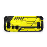 Cyber Steam Deck skin, Yellow Color Kawaii Steam Deck Decal Full Wrap cover Vinyl 3m Sticker - Tackydesign